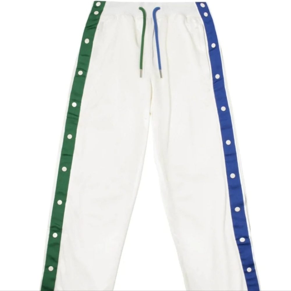 WOMEN'S AIR JORDAN X ALEALI MAY TEARAWAY PANT - SAIL/GAME ROYAL/PINE GREEN